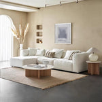 Load image into Gallery viewer, JOY Home Light Luxury Linen Fabric Tofu-block Shaped Sofa set for Livingroom