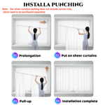 Load image into Gallery viewer, 2 Panels Sheer Color Chiffon Tulle Light Window Textile Curtains Drapes for Bedroom Livingroom