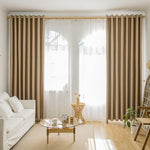 Load image into Gallery viewer, 2 Panels 100% Blackout Curtains for Living Room Thermal Insulated Bedroom Darkening Drapes for Basics Room Window