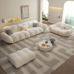Load image into Gallery viewer, JOY Home Light Luxury Fabric Cloud Shaped Sofa set for Livingroom