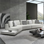 Load image into Gallery viewer, JOY Home Light Luxury Linen Cotton Fabric Cloud Shaped Sofa set for Livingroom