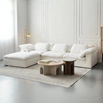 Load image into Gallery viewer, JOY Home Light Luxury Linen Cotton Fabric Cloud Shaped Sofa set for Livingroom