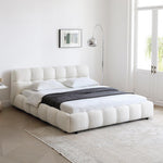 Load image into Gallery viewer, AAH Home Bed Frame Modern Velvet King Queen Size for bedroom Without Mattress AAH HOME
