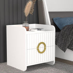 Load image into Gallery viewer, Luxury Bedside Table with Drawer for Bedroom