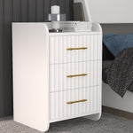 Load image into Gallery viewer, Luxury Bedside Table with Drawer for Bedroom