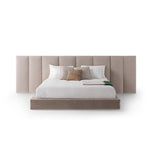 Load image into Gallery viewer, JOY Home Bed Frame Modern Velvet King Queen Size for bedroom Without Mattress