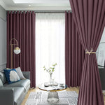 Load image into Gallery viewer, 2 Panels 60% Blackout Curtains for Living Room Thermal Insulated Bedroom Darkening Drapes for Basics Room Window
