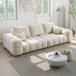 Load image into Gallery viewer, JOY Home Light Luxury Fabric Cloud Shaped Sofa set for Livingroom