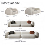 Load image into Gallery viewer, JOY Home Fleece Fabric Overstuffed Multifunction Sofa Chair set for Livingroom Office