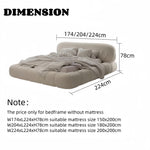 Load image into Gallery viewer, JOY Home Bed Frame Modern Velvet King Queen Size for bedroom Without Mattress