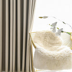 Load image into Gallery viewer, 2 Panels 100% Blackout Curtains for Living Room Thermal Insulated Bedroom Darkening Drapes