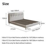 Load image into Gallery viewer, AAH Home Bed Frame Modern King Queen Size for bedroom Without Mattress AAH HOME