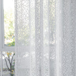 Load image into Gallery viewer, 2 Panels Sheer Color Chiffon Tulle Light Window Textile Curtains Drapes for Bedroom Livingroom