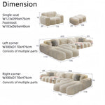Load image into Gallery viewer, JOY Home Fleece Fabric Overstuffed Multifunction Sofa set for Livingroom Office