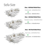 Load image into Gallery viewer, JOY Home Light Luxury Linen Fabric Tofu-block Shaped Sofa set for Livingroom
