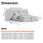 Load image into Gallery viewer, JOY Home Bed Frame Modern Velvet King Queen Size for bedroom Without Mattress