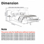 Load image into Gallery viewer, JOY Home Bed Frame Modern Velvet King Queen Size for bedroom Without Mattress