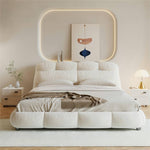 Load image into Gallery viewer, JOY Home Bed Frame Modern Velvet King Queen Size for bedroom Without Mattress