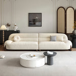 Load image into Gallery viewer, JOY Home Light Luxury Fabric Cloud Shaped Sofa set for Livingroom