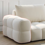 Load image into Gallery viewer, JOY Home Light Luxury Fabric Cloud Shaped Sofa set for Livingroom