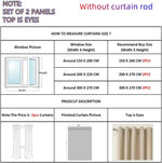Load image into Gallery viewer, 2 Panels 100% Blackout Curtains for Living Room Thermal Insulated Bedroom Darkening Drapes for Basics Room Window