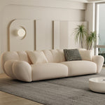 Load image into Gallery viewer, JOY Home Light Luxury Fabric Cloud Shaped Sofa set for Livingroom