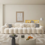 Load image into Gallery viewer, JOY Home Light Luxury Fabric Cloud Shaped Sofa set for Livingroom