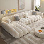 Load image into Gallery viewer, JOY Home Fleece Fabric Overstuffed Multifunction Sofa set for Livingroom Office