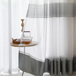 Load image into Gallery viewer, 2 Panels Sheer Color Chiffon Tulle Light Window Textile Curtains Drapes for Bedroom Livingroom