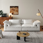 Load image into Gallery viewer, JOY Home Light Luxury Linen Cotton Fabric Cloud Shaped Sofa set for Livingroom