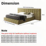 Load image into Gallery viewer, JOY Home Bed Frame Modern Velvet King Queen Size for bedroom Without Mattress