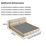 Load image into Gallery viewer, JOY Home Bed Frame Modern Velvet King Queen Size for bedroom Without Mattress