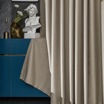 Load image into Gallery viewer, 2 Panels 100% Blackout Curtains for Living Room Thermal Insulated Bedroom Darkening Drapes