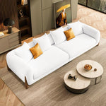 Load image into Gallery viewer, JOY Home Fleece Fabric Overstuffed Multifunction Sofa set for Livingroom Office