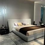 Load image into Gallery viewer, JOY Home Bed Frame Modern Velvet King Queen Size for bedroom Without Mattress