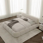 Load image into Gallery viewer, JOY Home Bed Frame Modern Velvet King Queen Size for bedroom Without Mattress