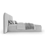 Load image into Gallery viewer, JOY Home Bed Frame Modern Velvet King Queen Size for bedroom Without Mattress