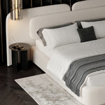 Load image into Gallery viewer, JOY Home Bed Frame Modern Velvet King Queen Size for bedroom Without Mattress