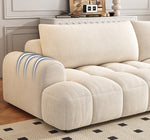 Load image into Gallery viewer, JOY Home Light Luxury Fabric Cloud Shaped Sofa set for Livingroom