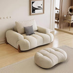 Load image into Gallery viewer, JOY Home Light Luxury Fabric Cloud Shaped Sofa set for Livingroom