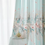 Load image into Gallery viewer, 2 Panels 60% Blackout Colorful Flowers Floral Curtains for Living Room Thermal Insulated Bedroom Darkening Drapes for Basics Room Window