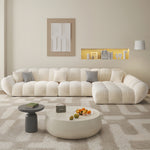 Load image into Gallery viewer, JOY Home Fleece Fabric Overstuffed Multifunction Sofa set for Livingroom Office