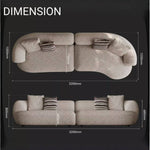 Load image into Gallery viewer, JOY Home Fleece Fabric Overstuffed Multifunction Sofa set for Livingroom Office