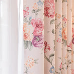 Load image into Gallery viewer, 2 Panels 60% Blackout Colorful Flowers Floral Curtains for Living Room Thermal Insulated Bedroom Darkening Drapes for Basics Room Window