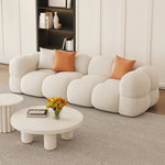 Load image into Gallery viewer, JOY Home Light Luxury Fabric Cloud Shaped Sofa set for Livingroom
