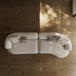 Load image into Gallery viewer, JOY Home Fleece Fabric Overstuffed Multifunction Sofa set for Livingroom Office