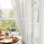 Load image into Gallery viewer, 2 Panels Sheer Color Chiffon Tulle Light Window Textile Curtains Drapes for Bedroom Livingroom