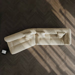 Load image into Gallery viewer, JOY Home Fleece Fabric Overstuffed Multifunction Sofa set for Livingroom Office