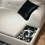Load image into Gallery viewer, JOY Home Light Luxury Fabric Cloud Shaped Sofa set for Livingroom