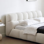 Load image into Gallery viewer, AAH Home Bed Frame Modern Velvet King Queen Size for bedroom Without Mattress AAH HOME